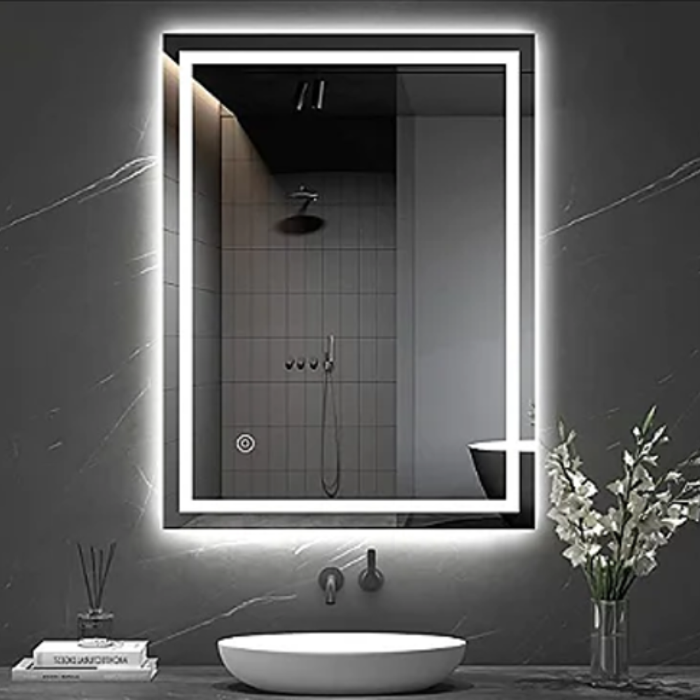 espelho led quadrado