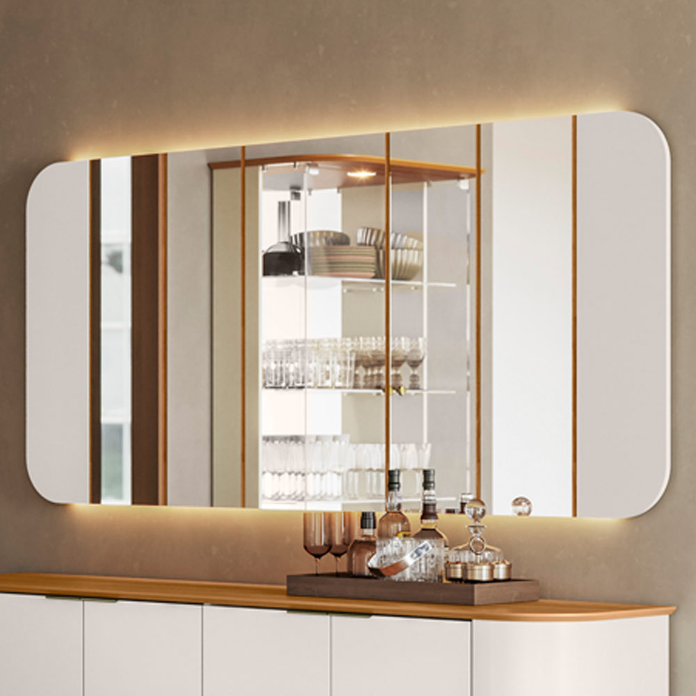 espelho na sala de jantar