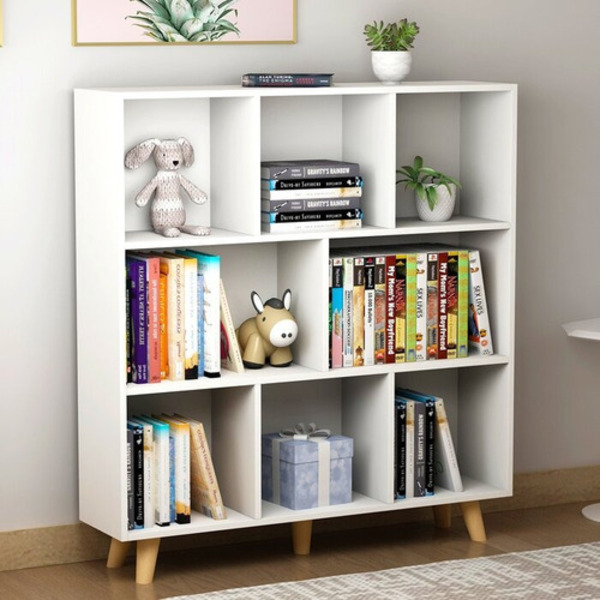 estante de nichos com porta