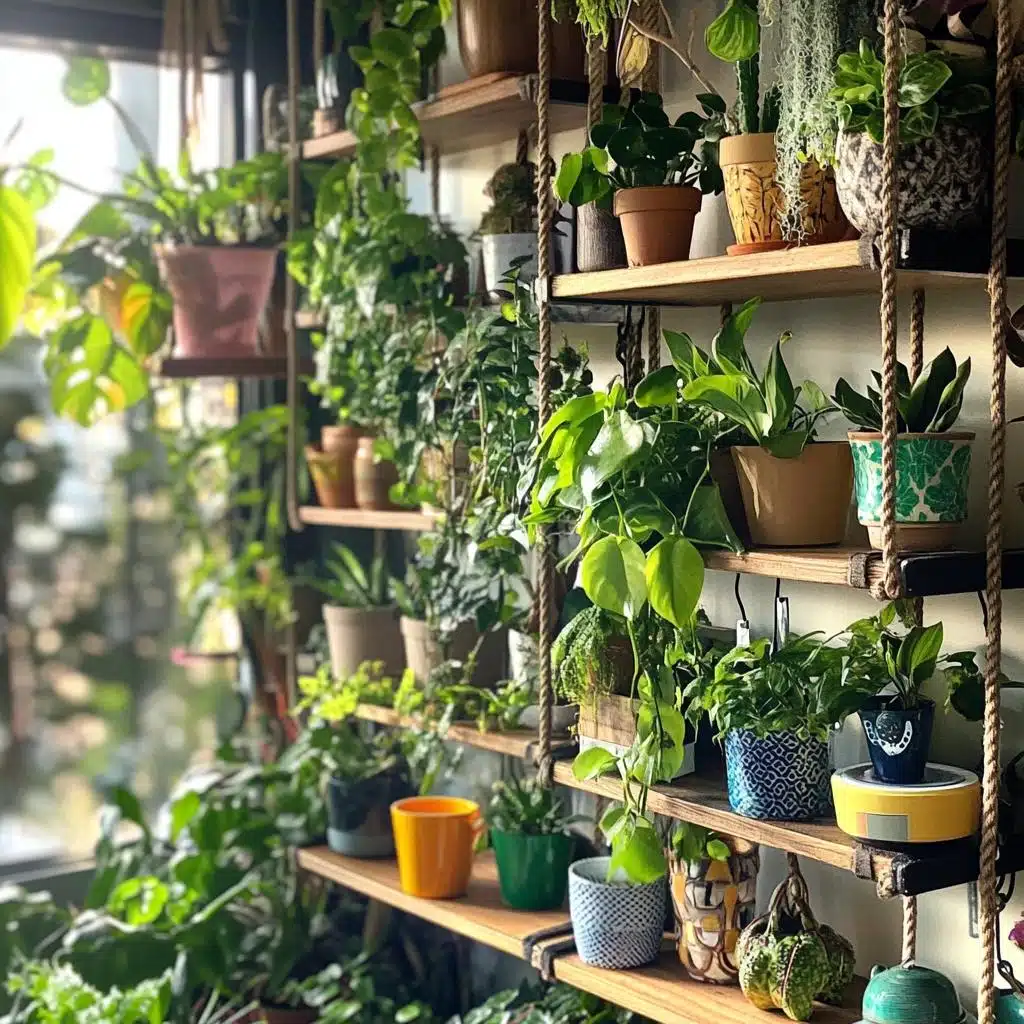 DIY: Como fazer uma estante de plantas econômica e funcional