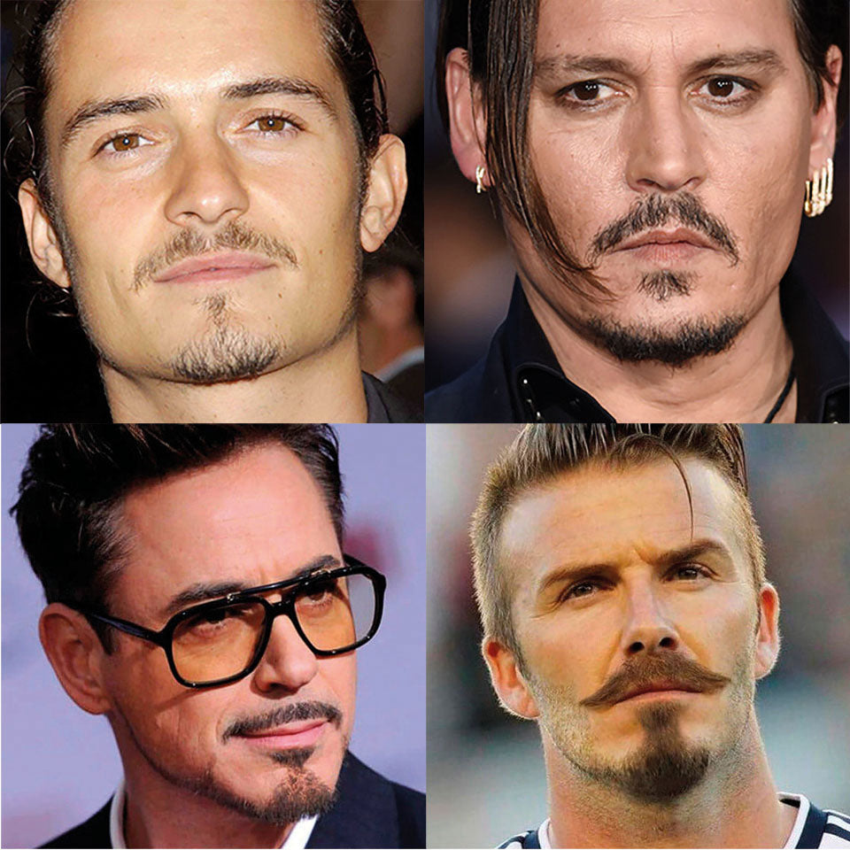 bigode e cavanhaque juntos