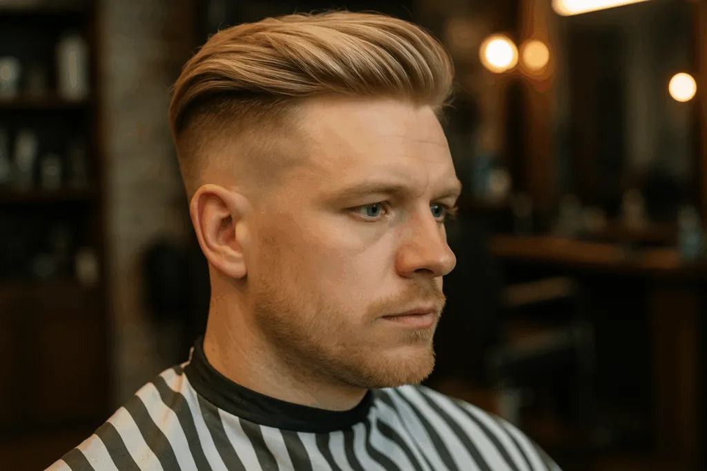 corte fade vs pompadour qual escolher