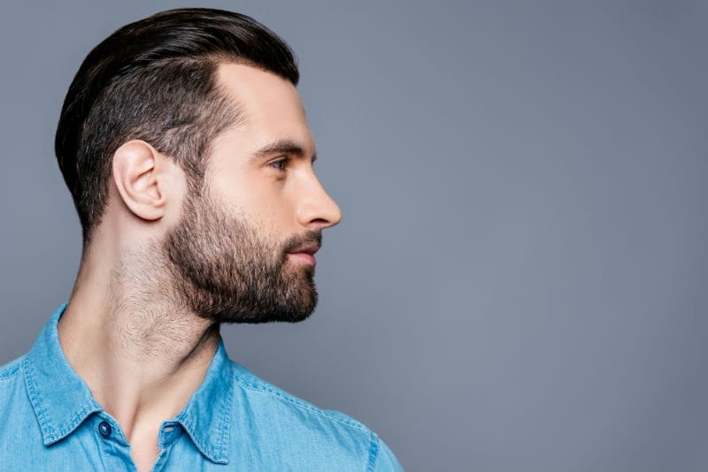 manutenção barba curta