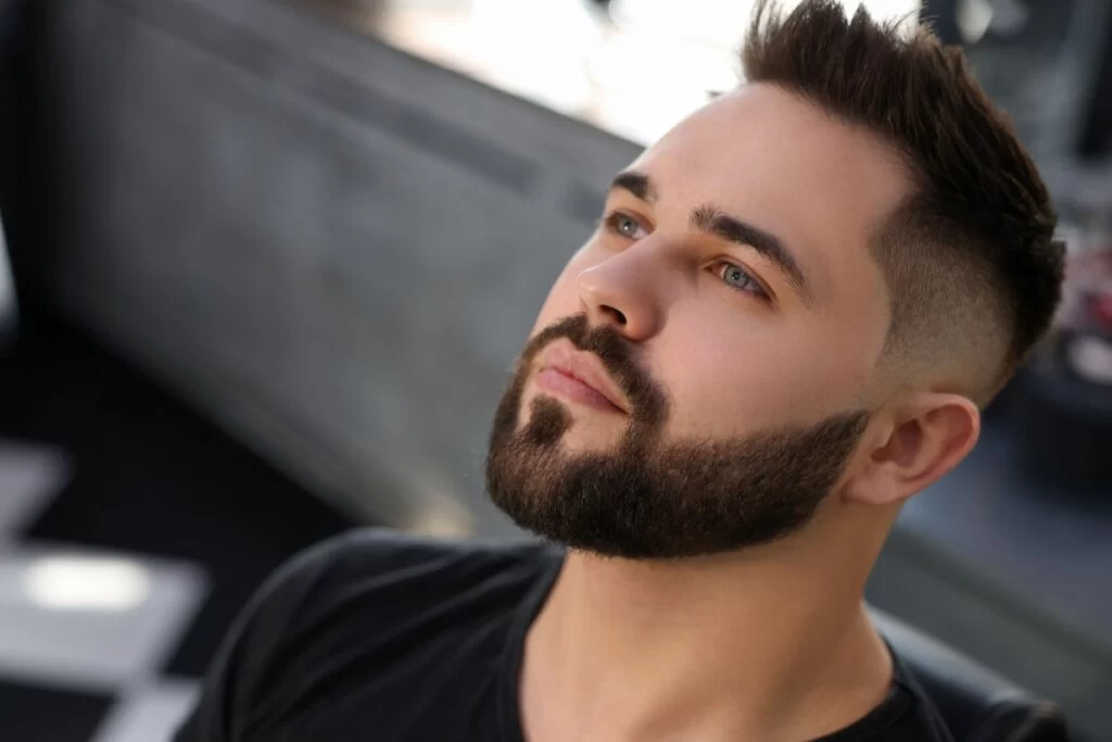 manutenção barba curta