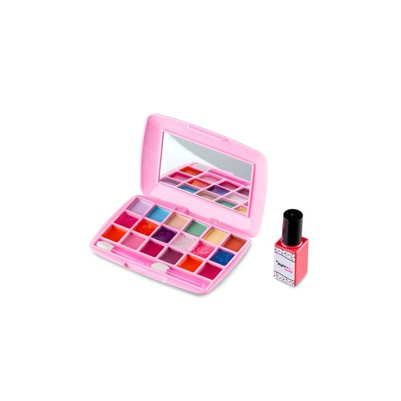 estojo de maquiagem com espelho e LED para viagem