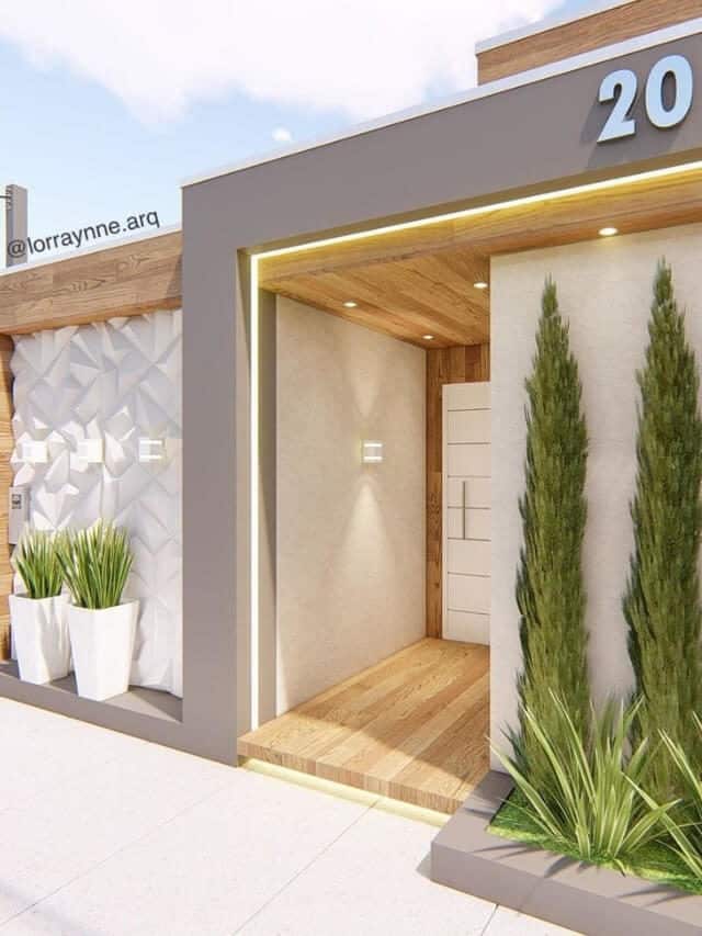 fachada de casa simples e bonita