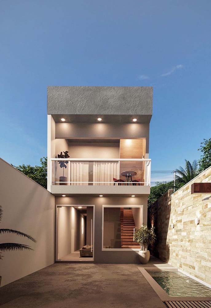 fachada de casa simples e barata