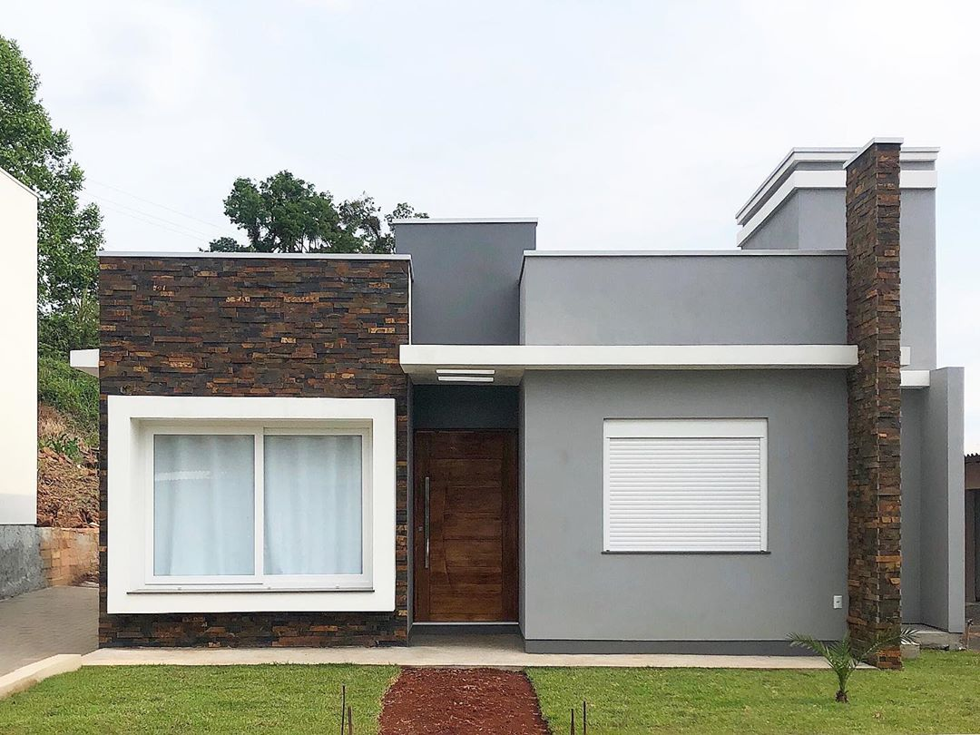 fachadas de casas modernas simples