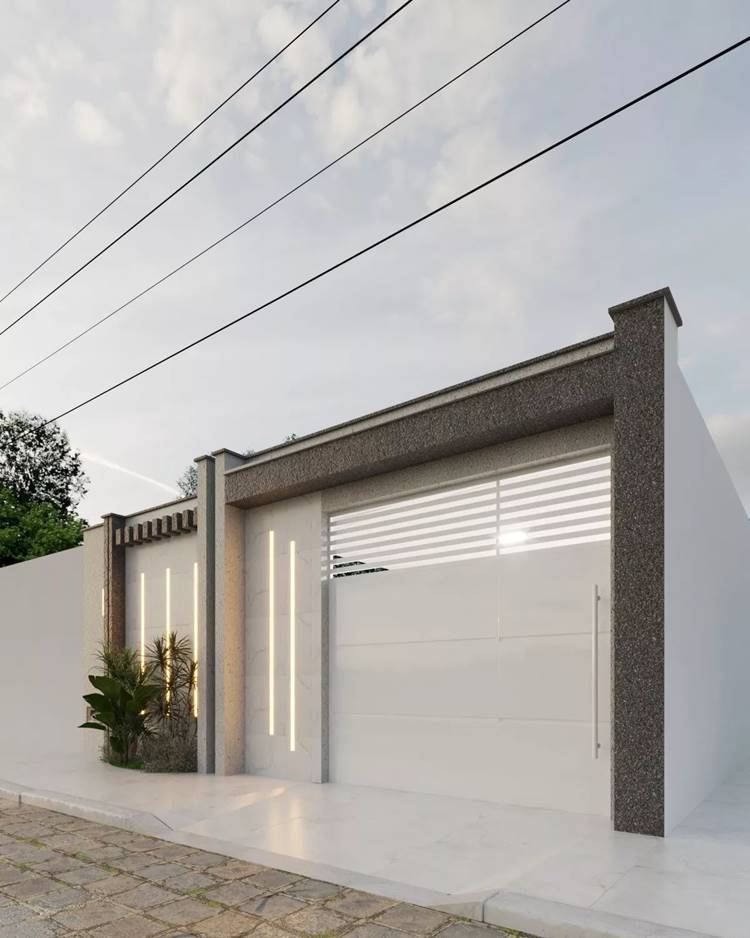 fachadas residenciais simples