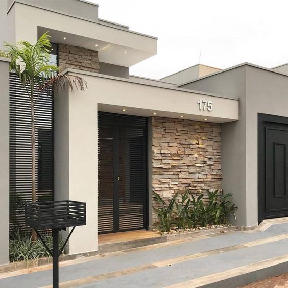 fachadas de casas pequenas e simples
