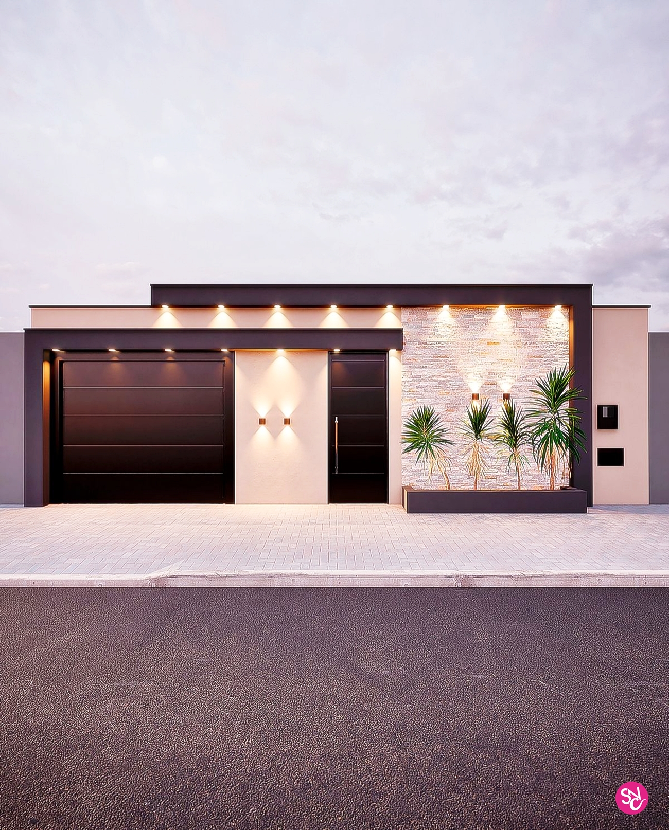 fachadas de casas modernas simples