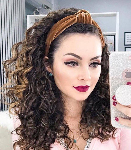 faixa para cabelo cacheado