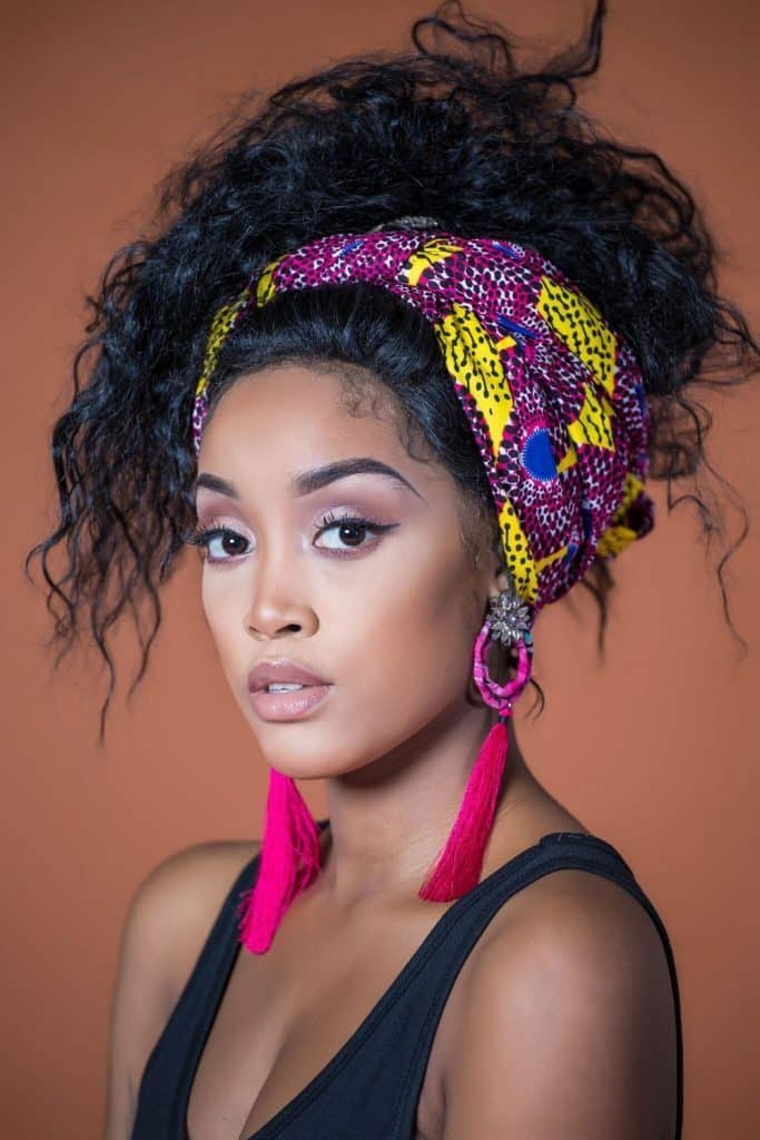 faixa para cabelo cacheado