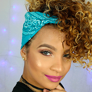 faixa para cabelo cacheado