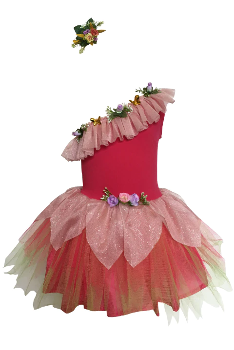 fantasia de fada rosa