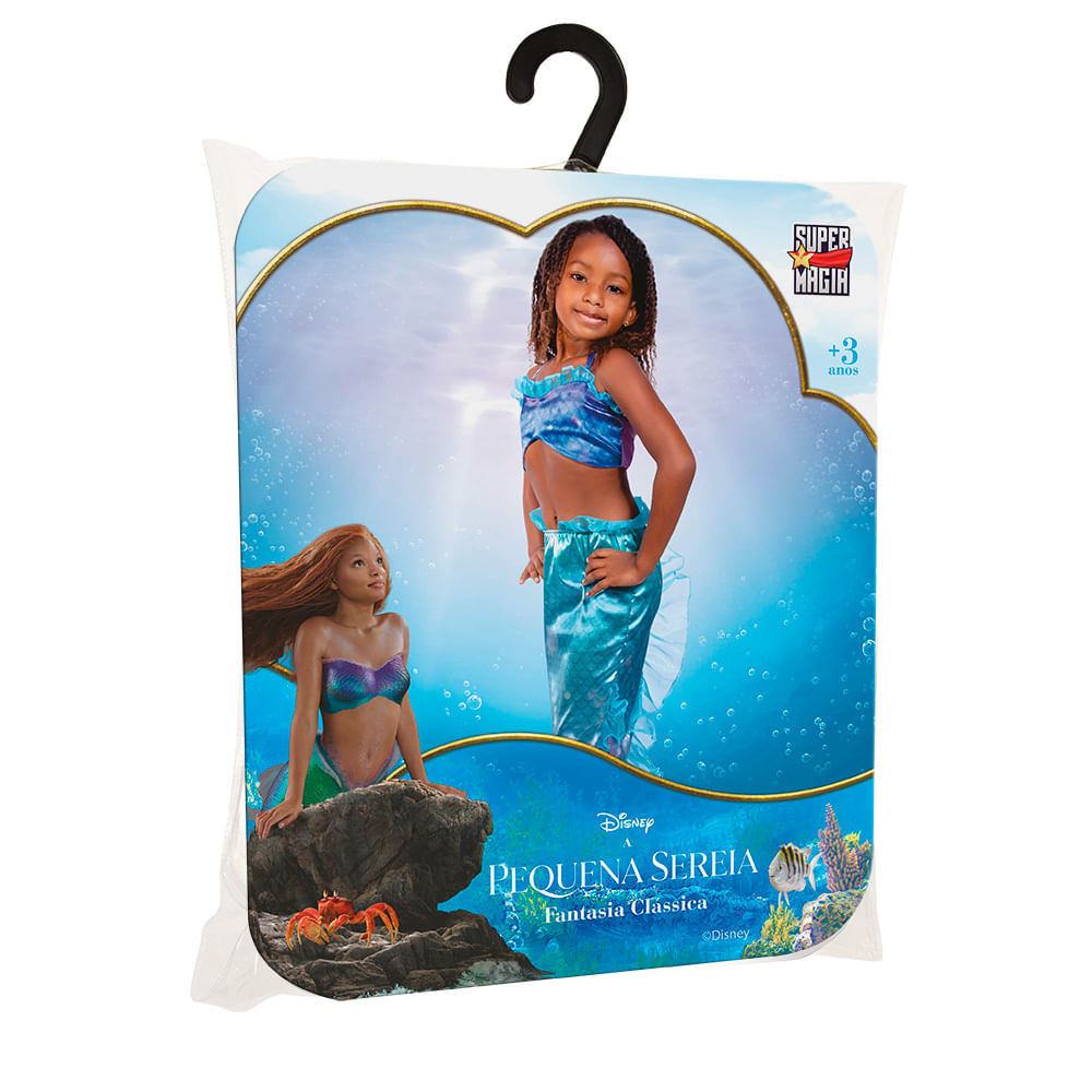 fantasia de princesa do mar