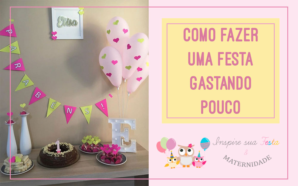 decoração de aniversário simples