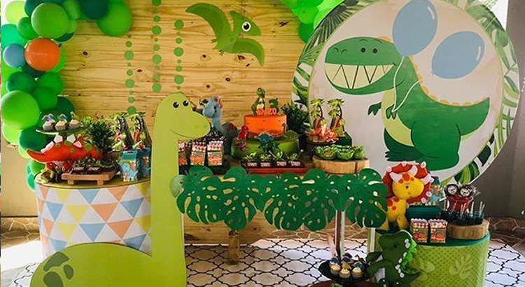 festa de dinossauro
