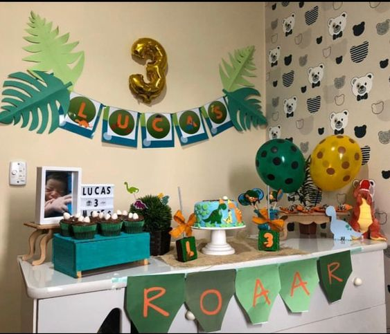 festa de dinossauro