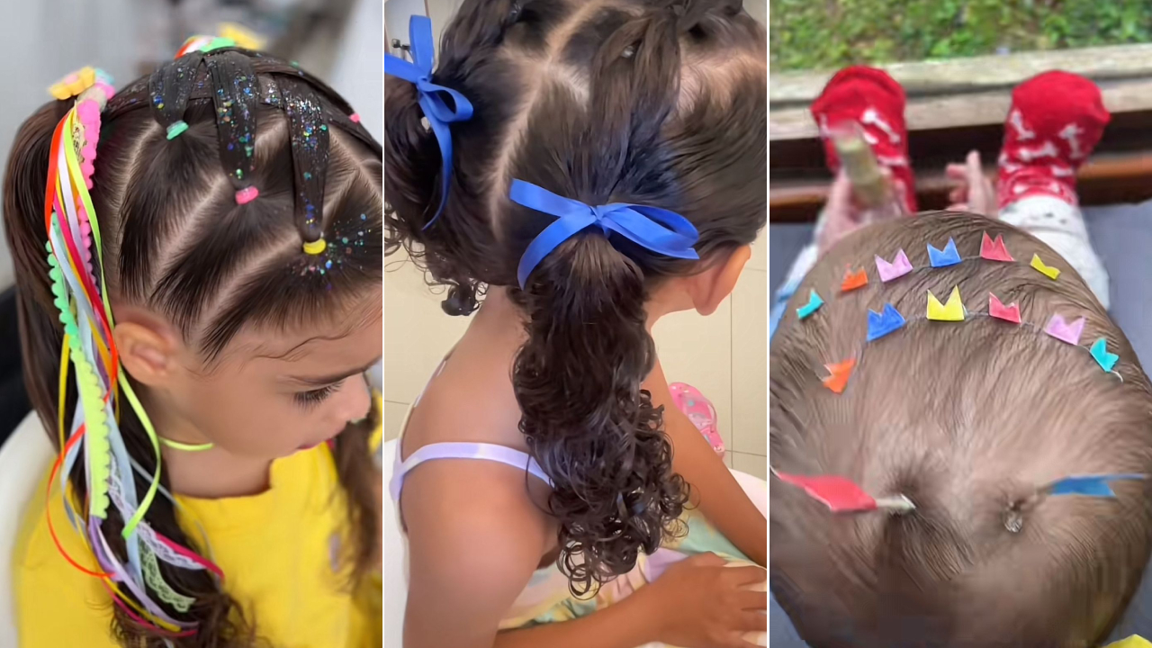 ideias de penteados para festa junina com tranças