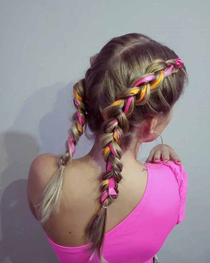 festa junina cabelo