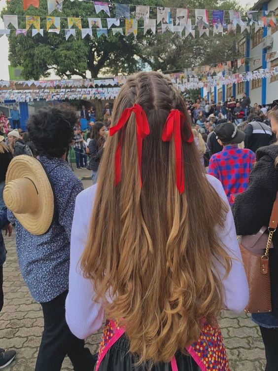 penteado festa junina cabelo curto passo a passo