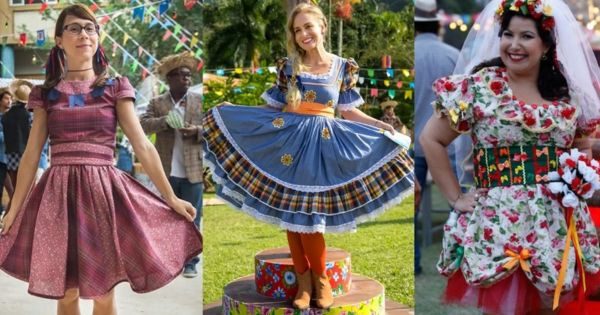 ideias de looks festa junina feminina criativos
