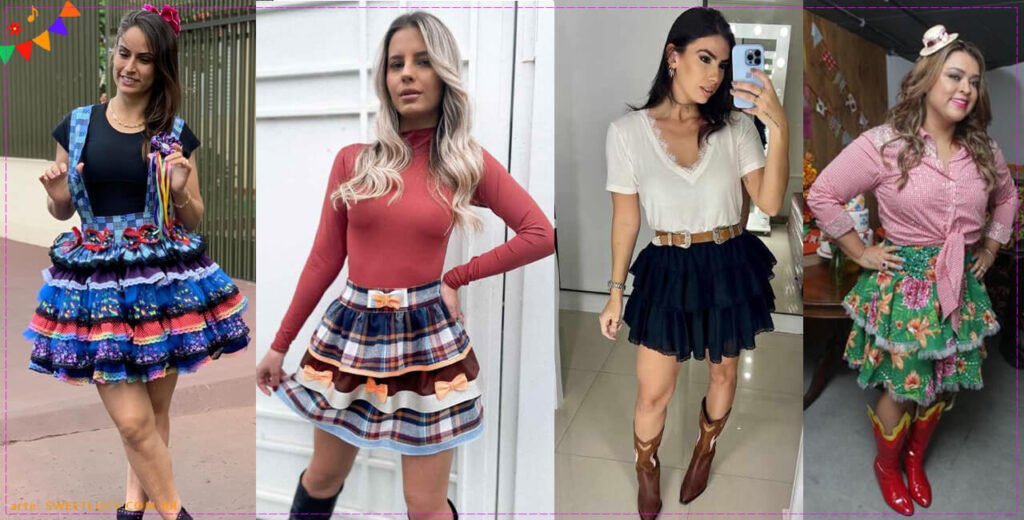 adaptações fashion para festa junina