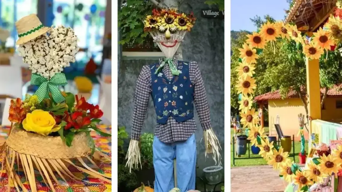 ideias inspiradoras para ornamentação de festa junina