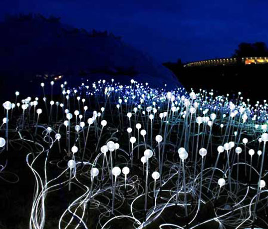 fibra ótica na iluminação