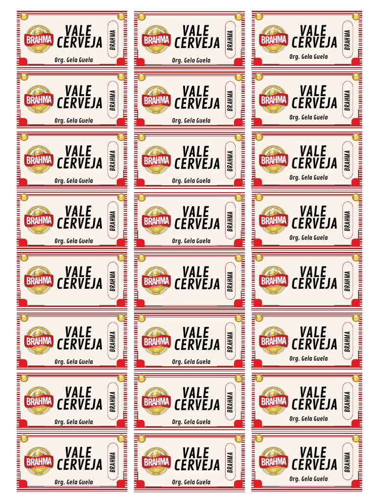 como fazer fichas de cerveja