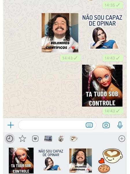 melhores figurinhas de atenção para grupos de trabalho