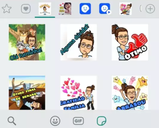 figurinhas para grupos de professores