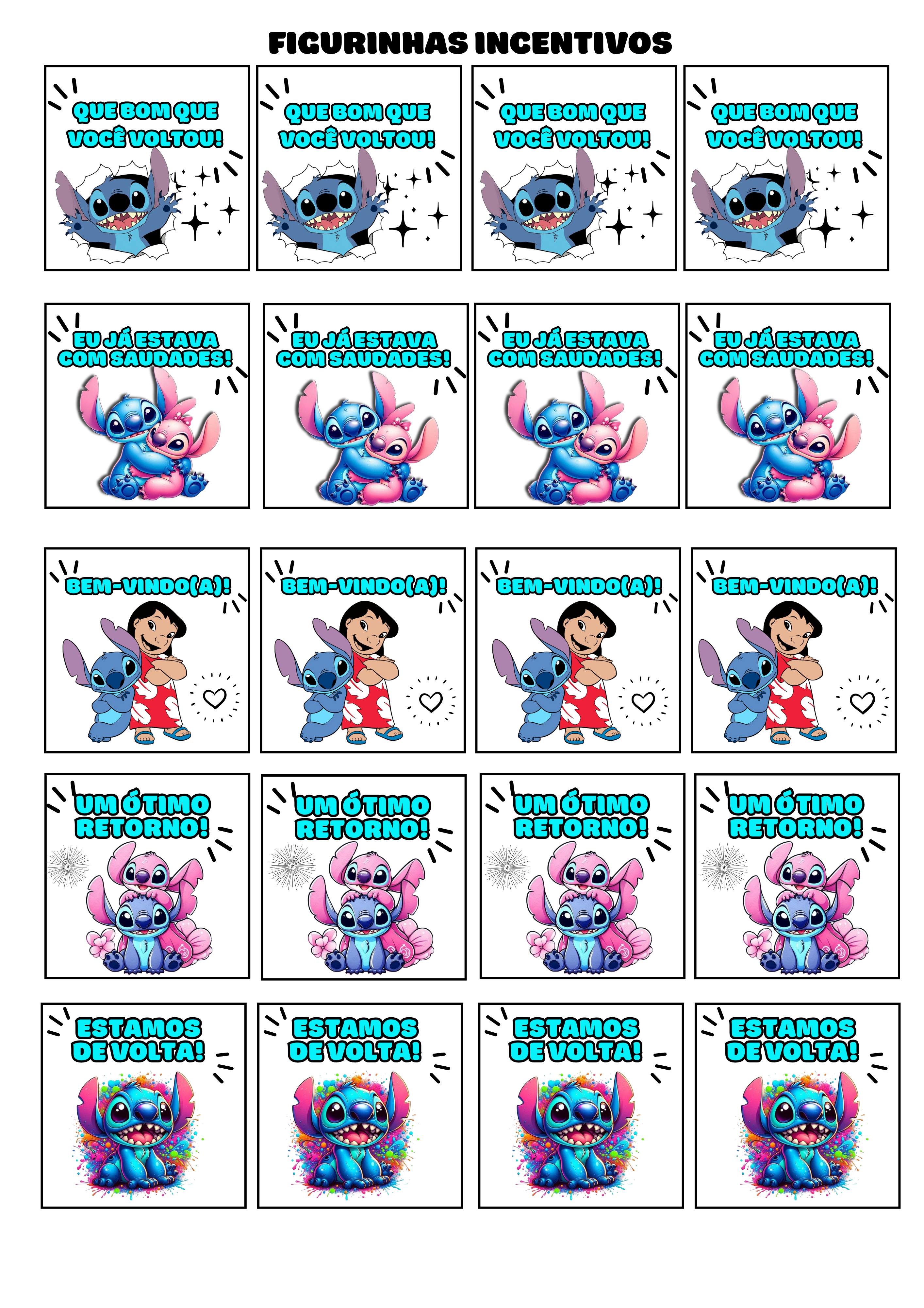 figurinhas para grupos de professores