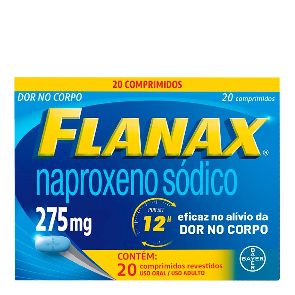 Flanax 275mg: Alívio Rápido para Dores do Dia a Dia