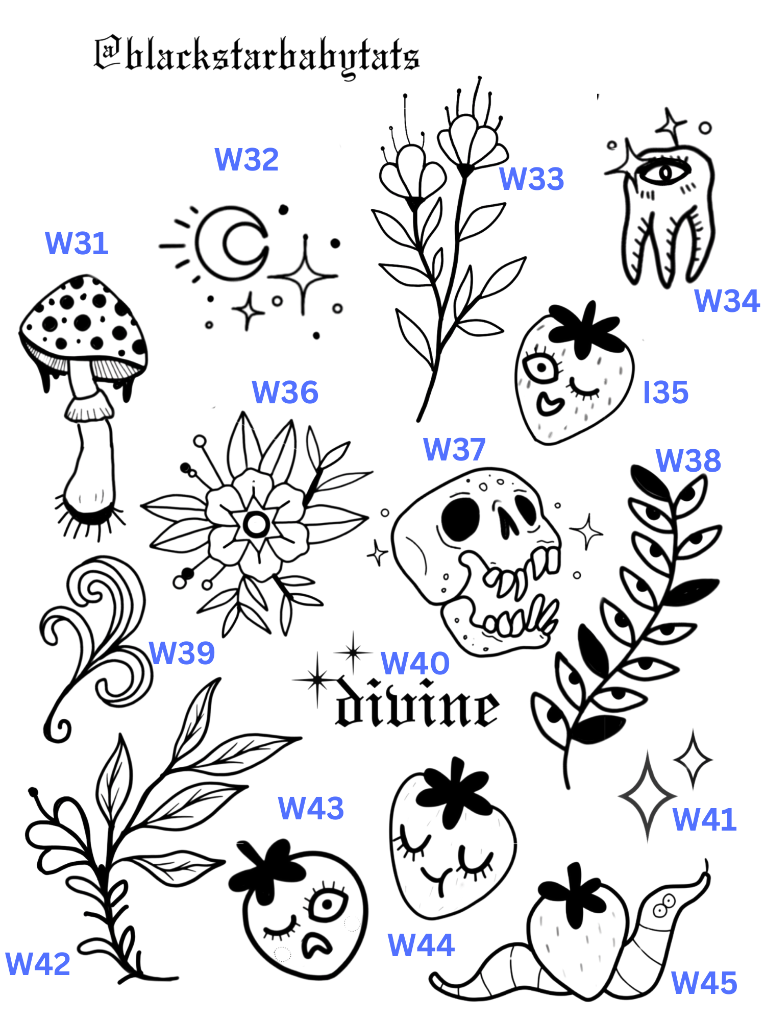 Significado das Flash Tattoos de Números: 777 e 444