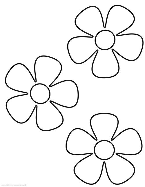 flores para colorir jardim