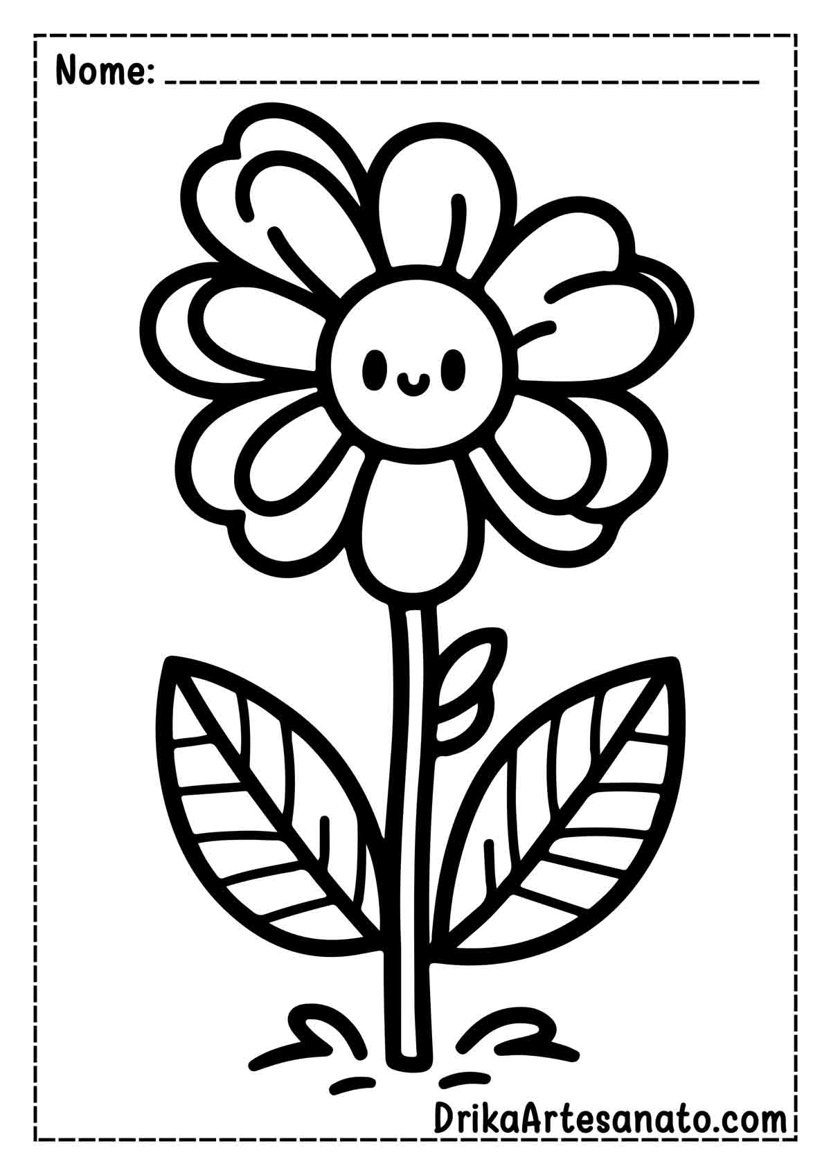 flores para colorir passo a passo