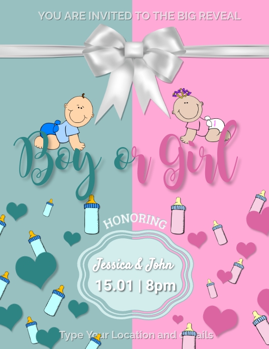 formas de revelar o sexo do bebê