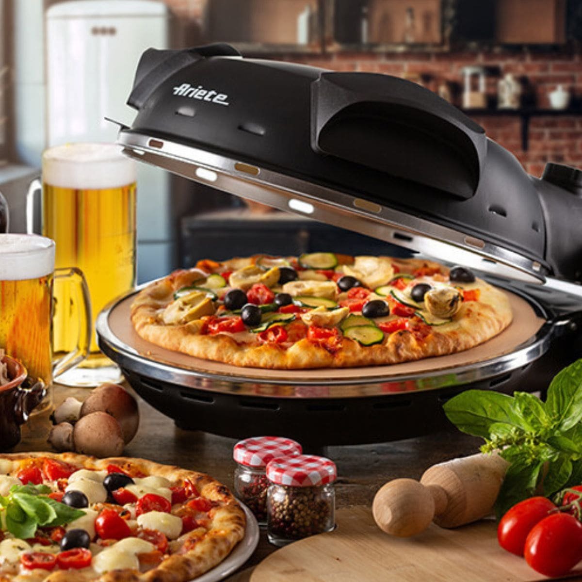 forno de pizza portátil elétrico