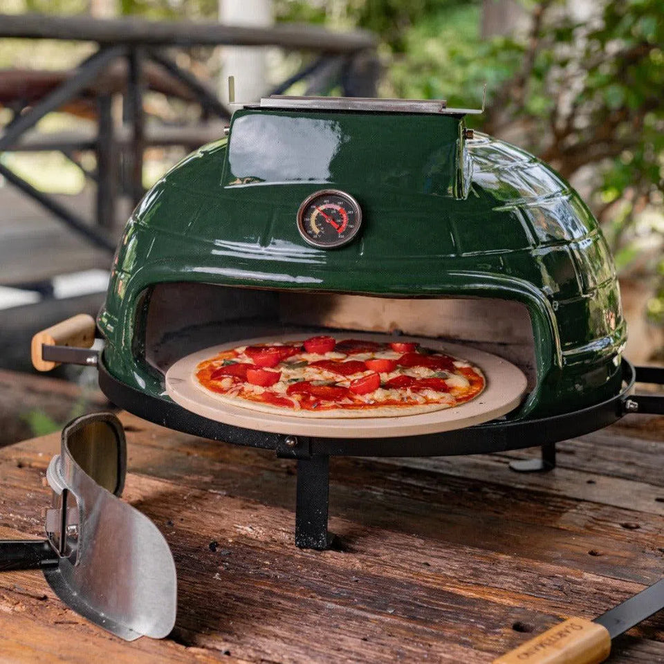 forno de pizza portátil a lenha