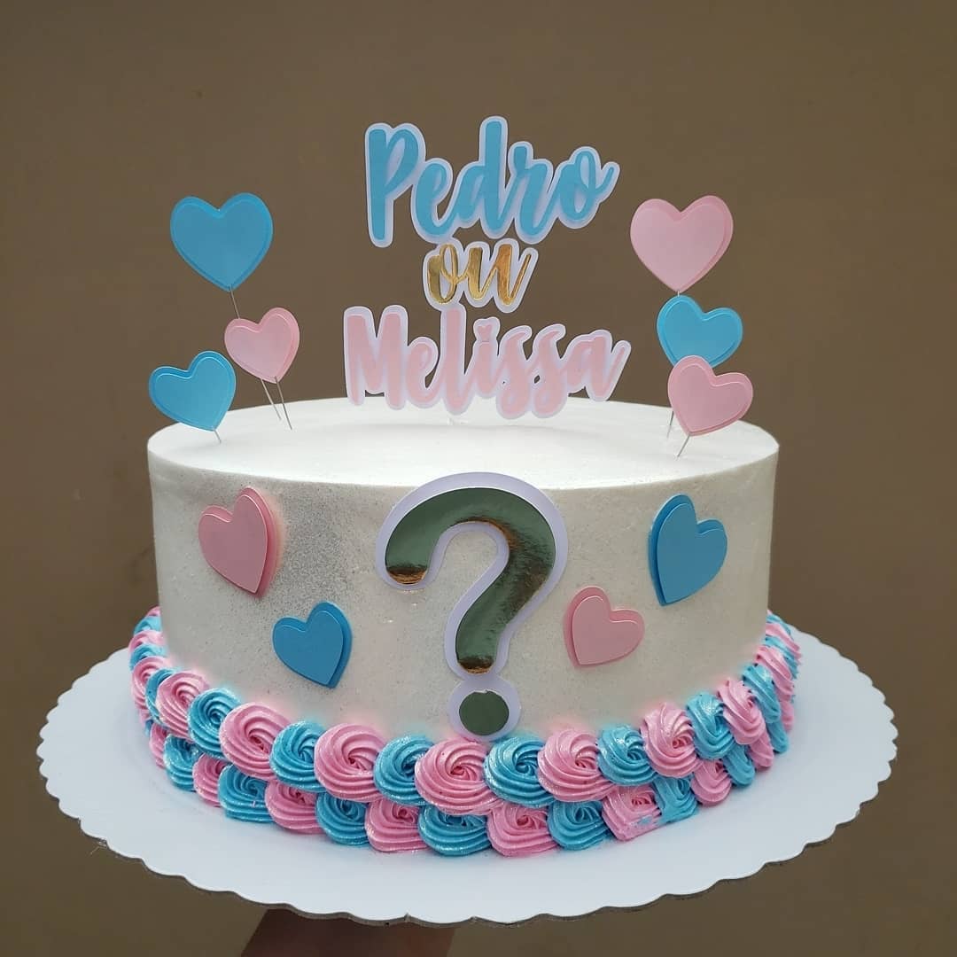 foto de bolo de chá revelação