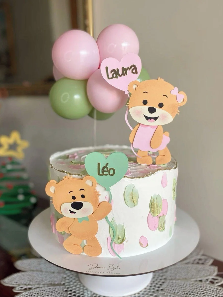 foto de bolo de chá revelação