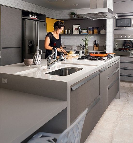 ilha de cozinha planejada