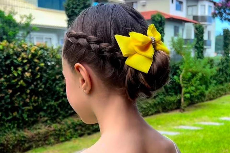 penteado infantil para dia a dia