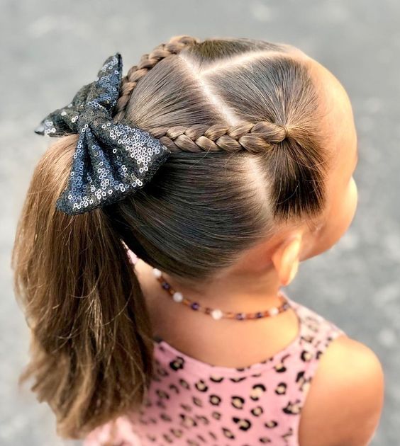 penteado infantil para escola