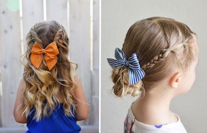 penteado infantil moderno