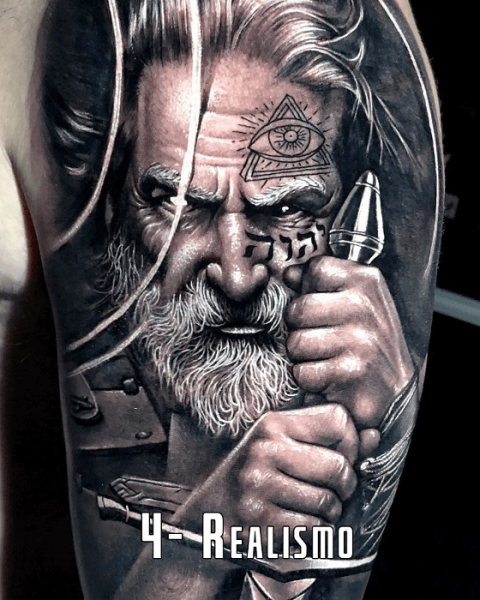 tatuagens masculinas geométricas
