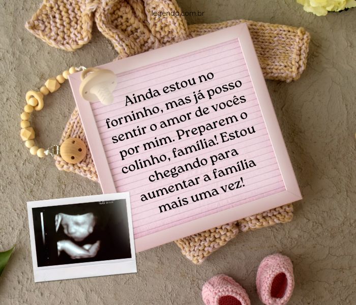 letter board gravidez