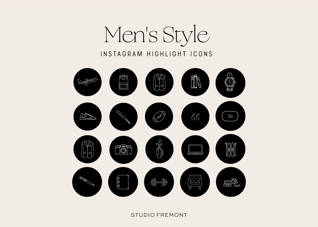 capa destaque instagram homem minimalista